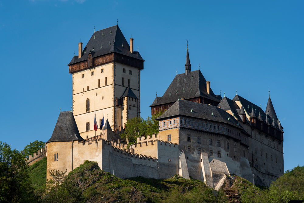 Zamek Karsztejn w Czechach
