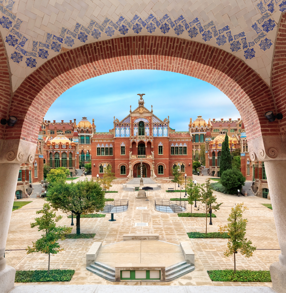 Hospital de la Santa Creu i Sant Pau w Barcelonie