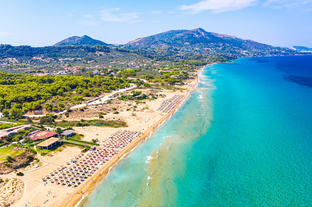 Plaża Banana Beach Zakynthos